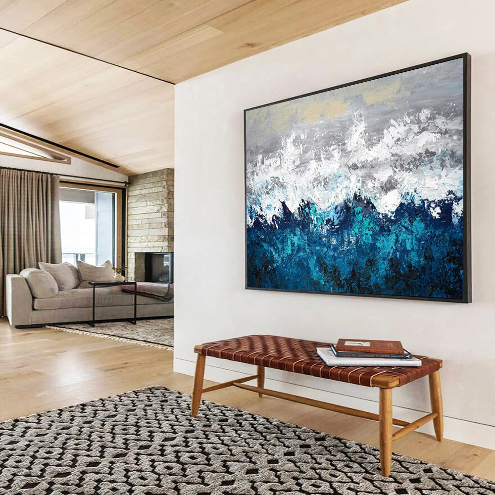 Mesmerizing Grand Abstract Painting for Living Room & Dining Room LargeART1601