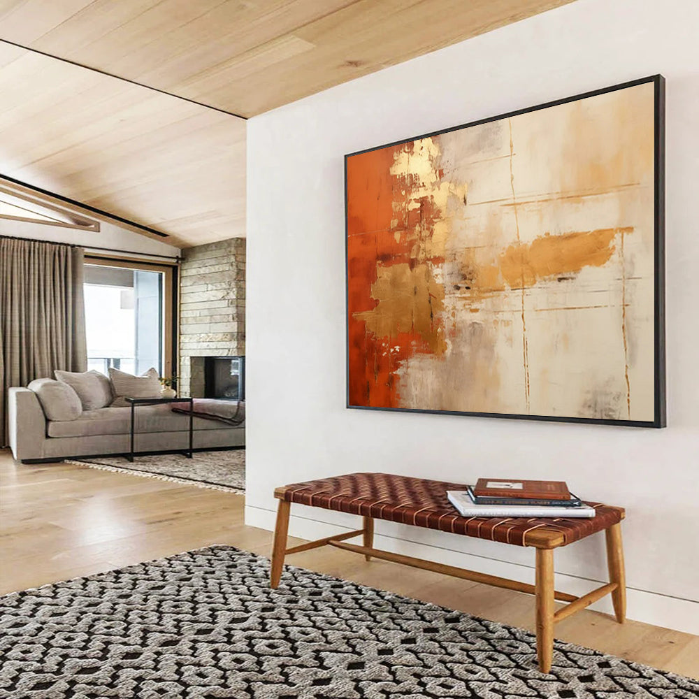 Oversized Abstract Mural for Bedroom & Living Room LargeART1571