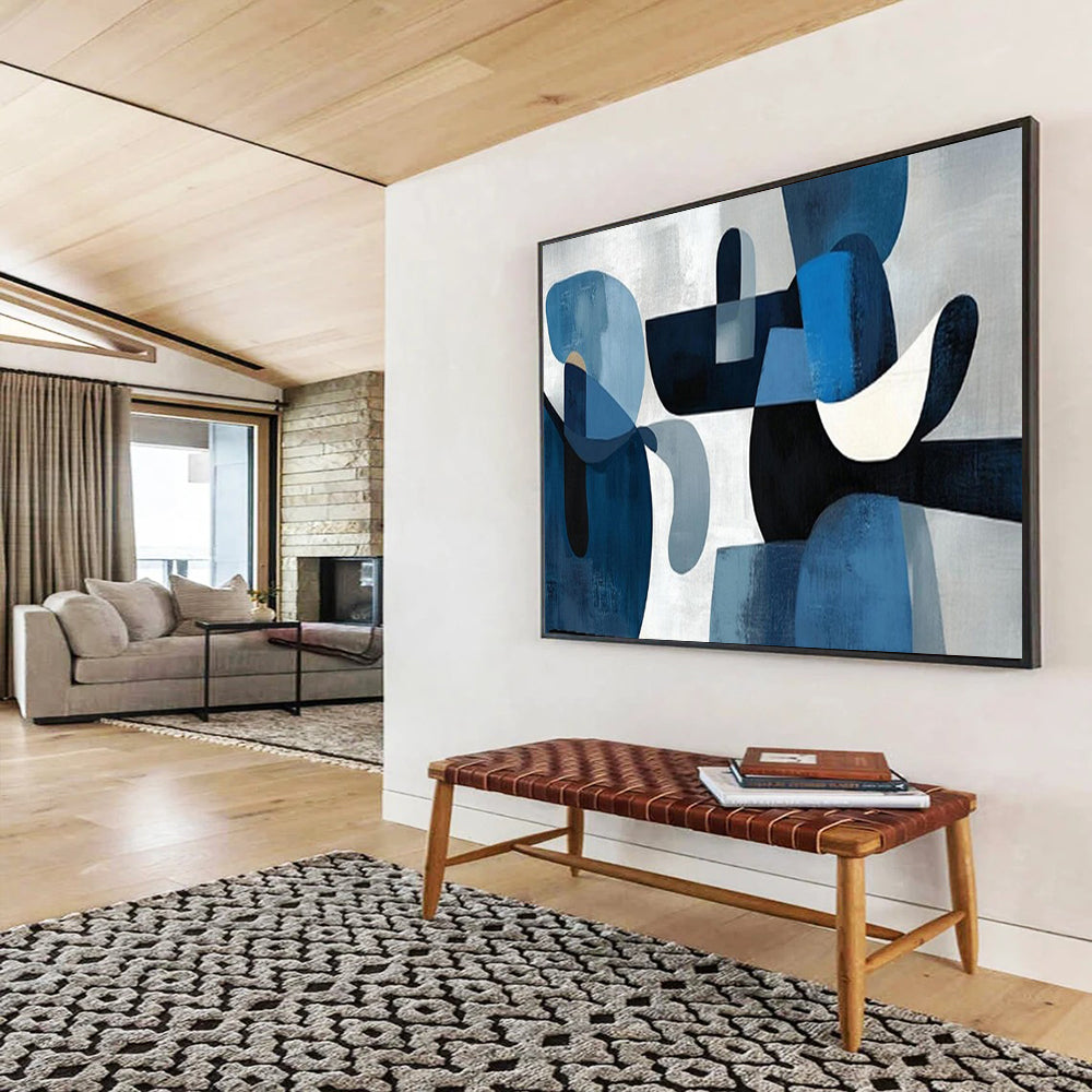 Regal Abstract Mural for Entryway & Hotel Lobby LargeART1713