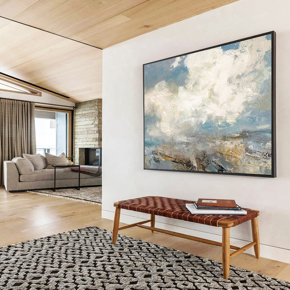Opulent Abstract Mural for Entryway & Hotel Lobby LargeART1665