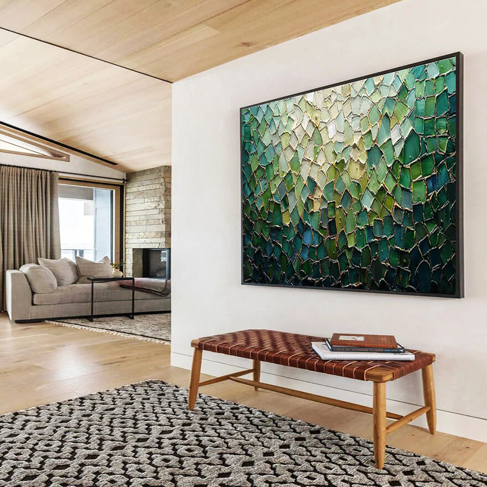 Vast Hand - Crafted Textured Abstract Canvas for Lasting Decor Impacts DKH759