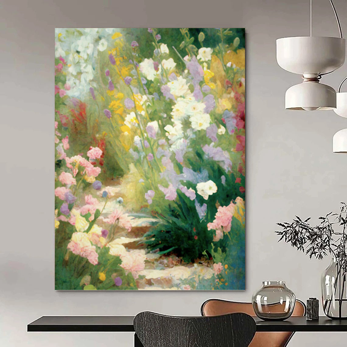 Stunning Hand - Painted Textured Abstract Canvas for Living Room & Bar DKH1356