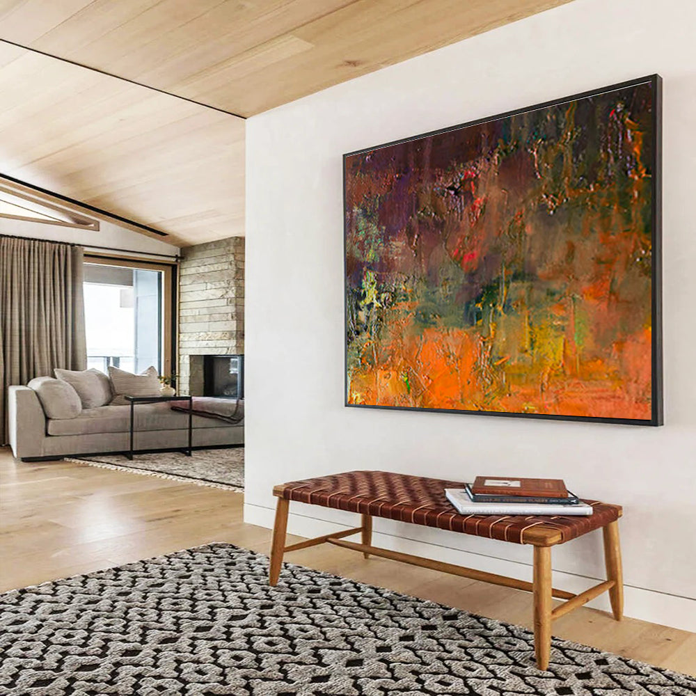 Grand Abstract Painting for Entryway & Living Room DKH370