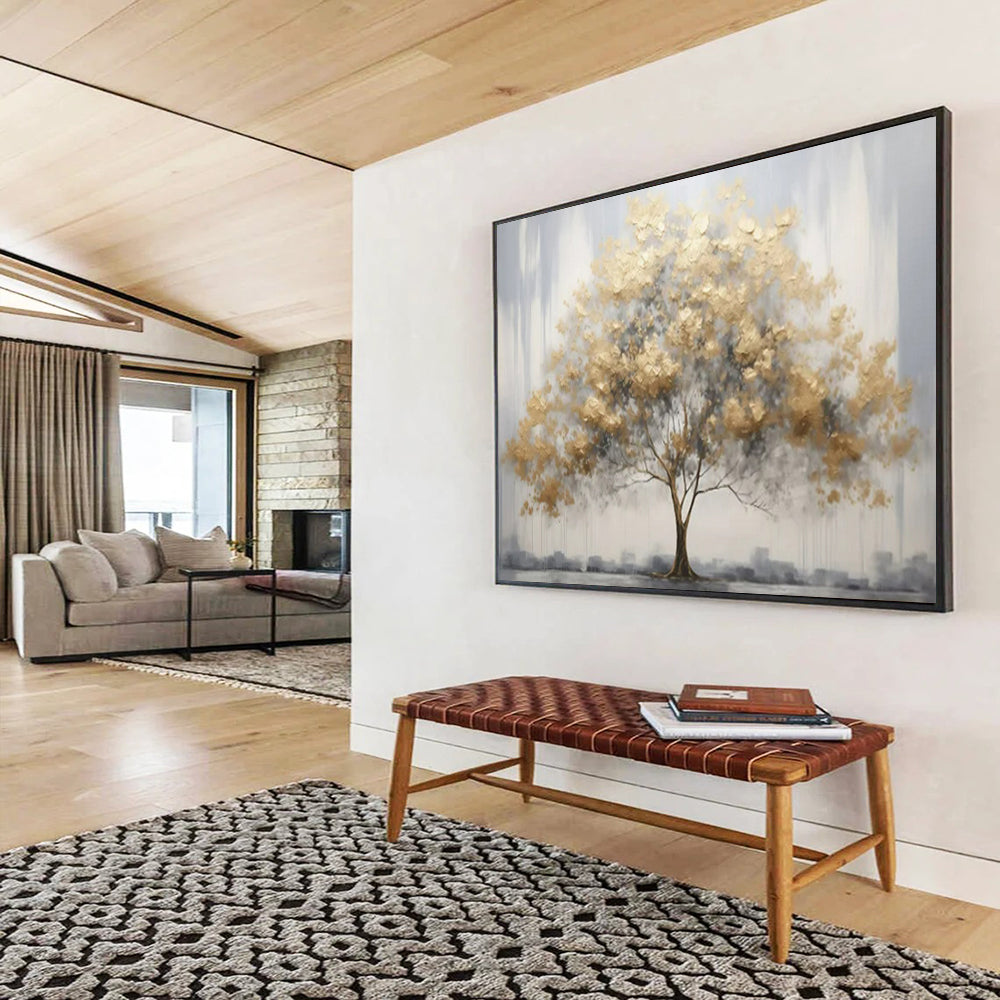 Elegant Colossal Abstract Mural for Entryway & Dining Room LargeART1621