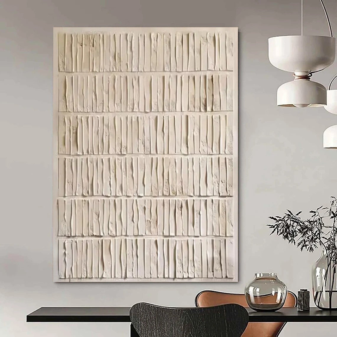Vast-Scale Hand-Painted Abstract Wall Art for Bedroom & Entryway LargeART2359