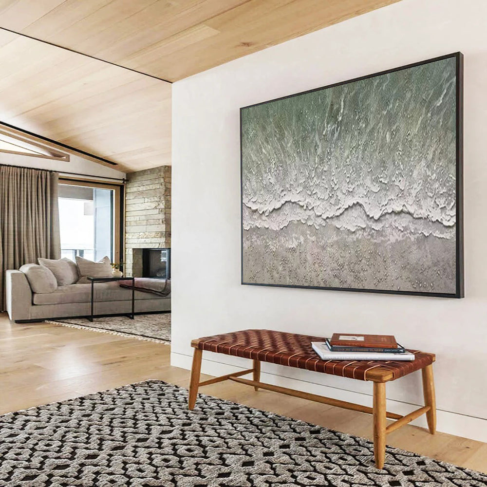 Dramatic Oversized Abstract Canvas for Living Room & Dining Room LargeART1667
