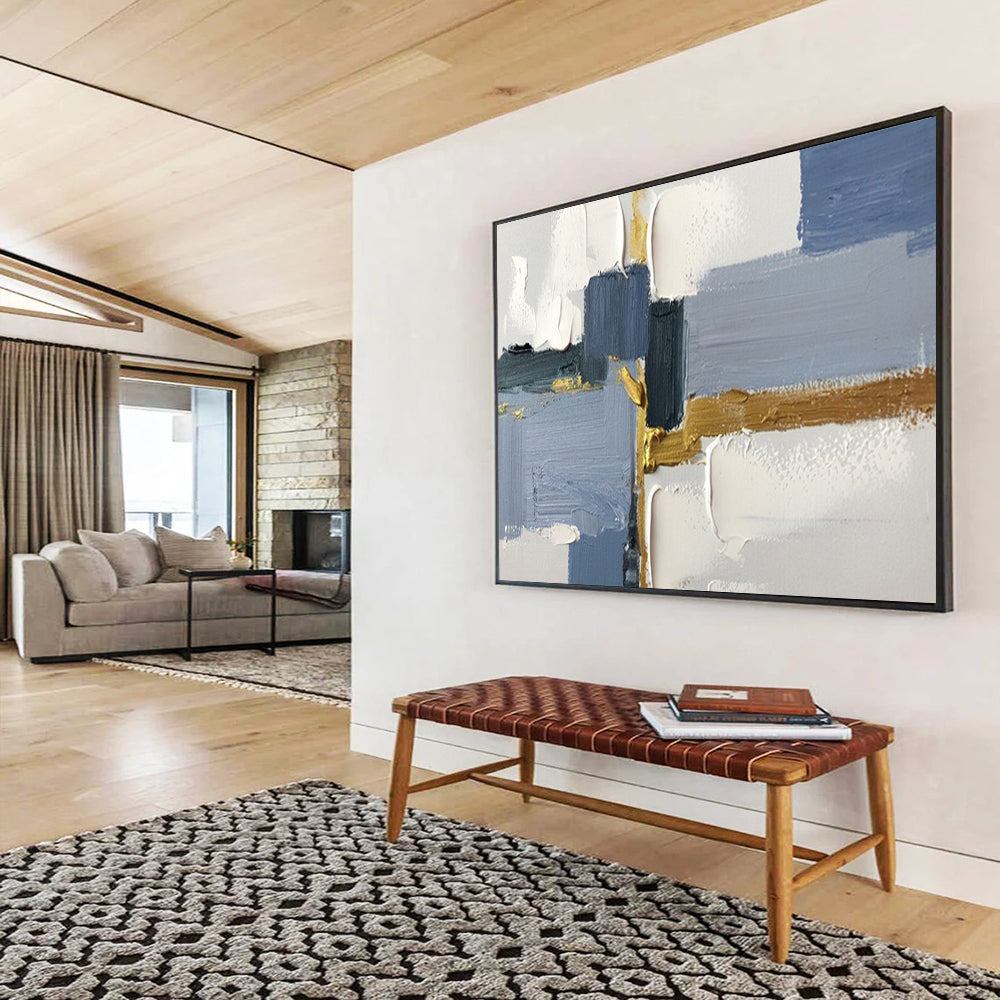 Enormous Abstract Wall Art for Entryway & Living Room LargeART1562