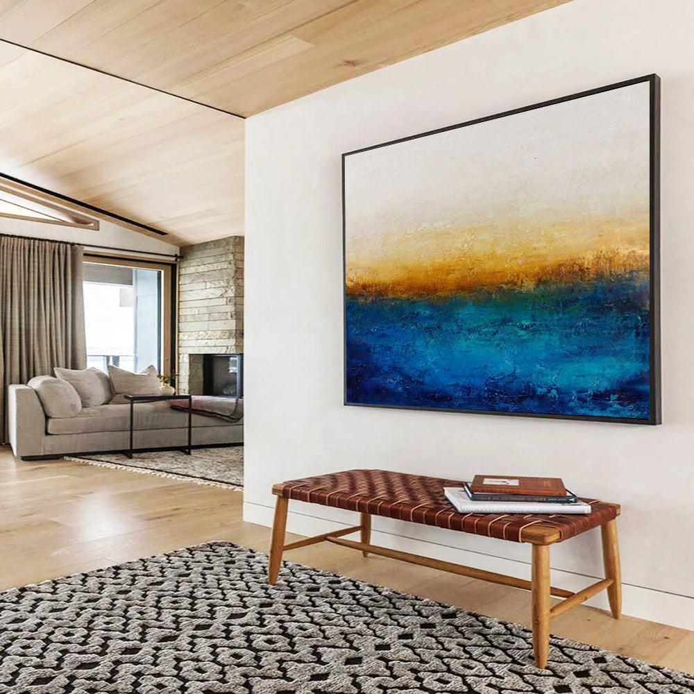 Large - Format Custom Abstract Wall Art for Bar DKH007