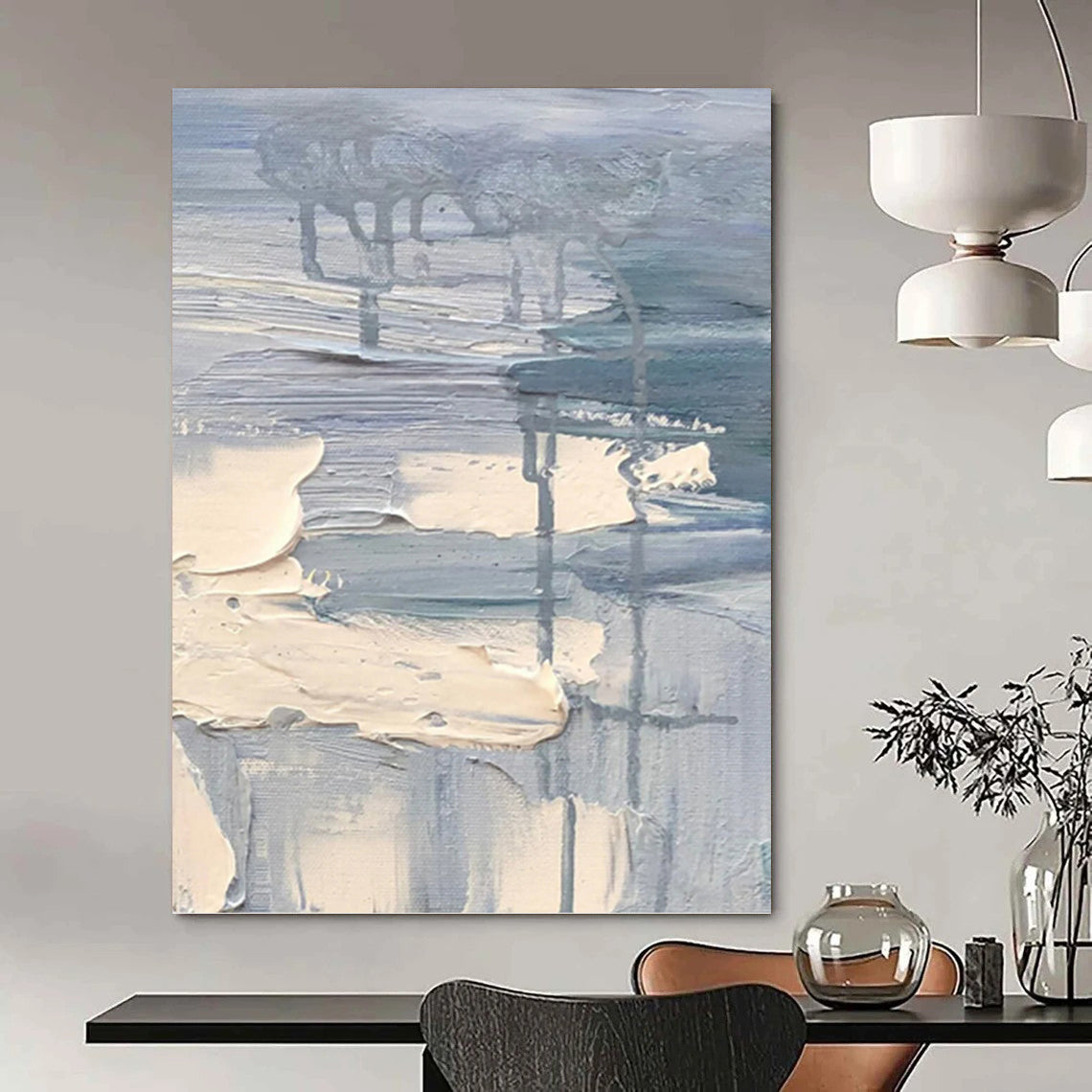 Mystical Hand - Painted Textured Abstract for Bedroom & Entryway DKH1292