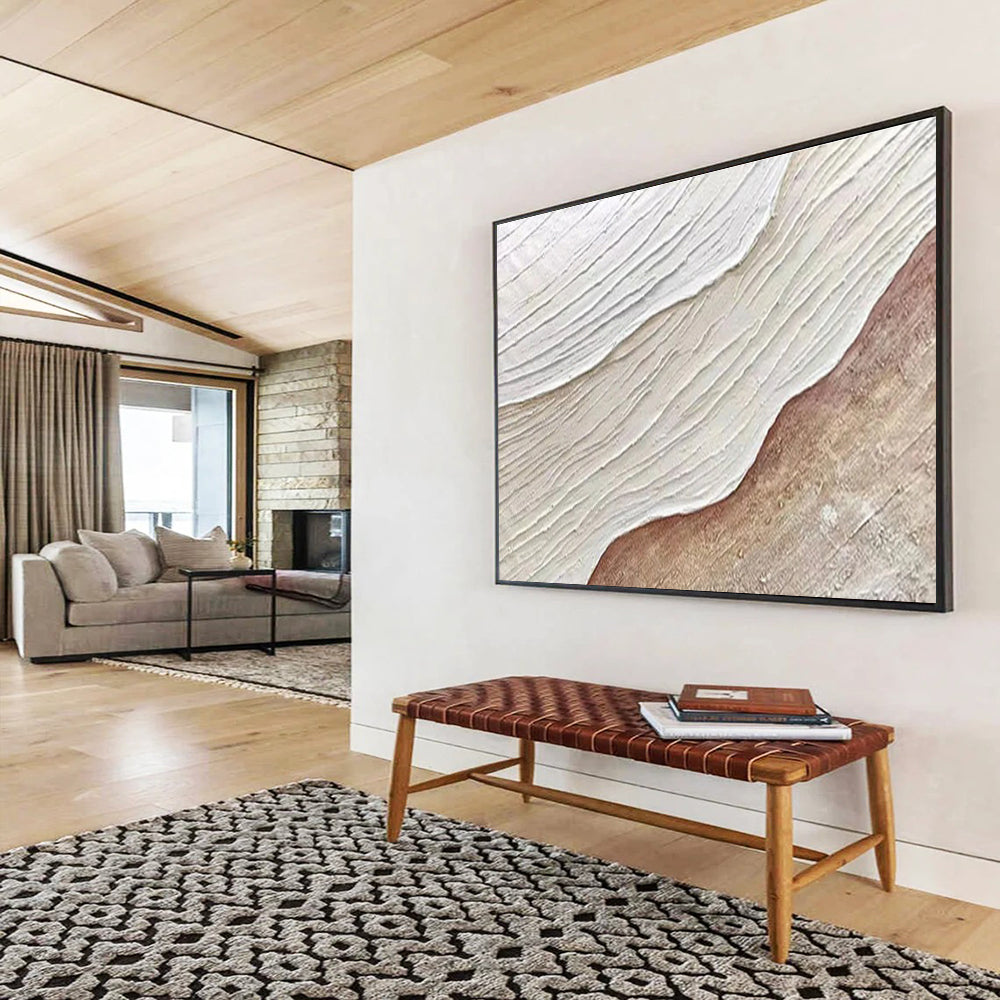 Gigantic Textured Abstract Wall Painting for Bedroom & Hallway DKH525