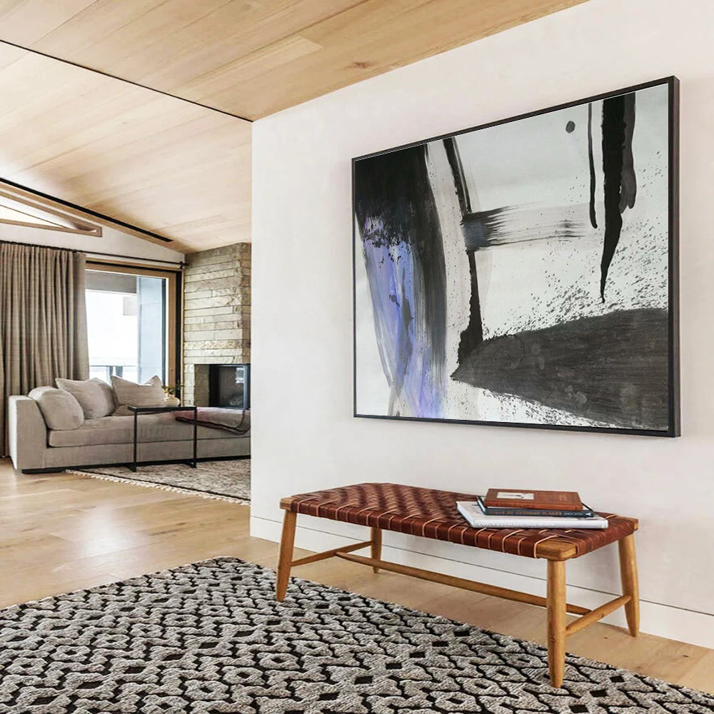 Captivating Original Massive Textured Hand - Painted Abstract Canvas for Artistic Inspirations DKH852
