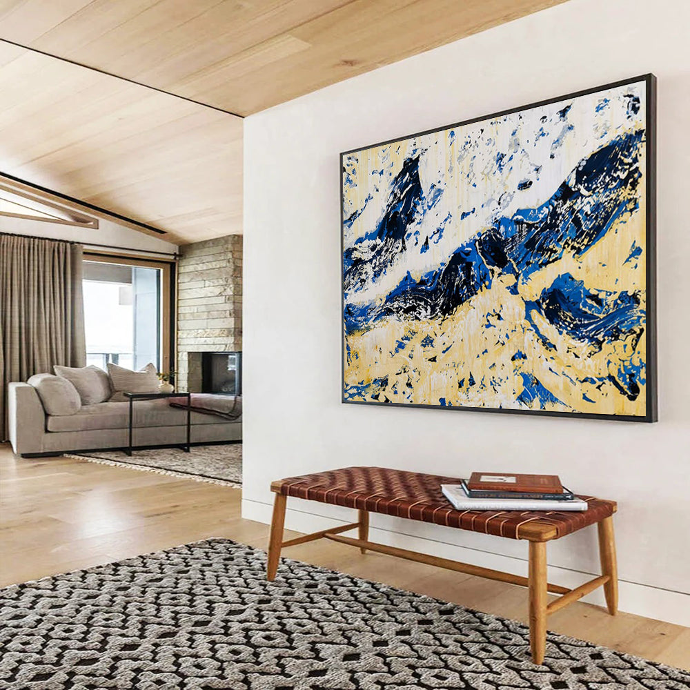 Theatrical Oversized Abstract Canvas for Living Room & Dining Room LargeART1751
