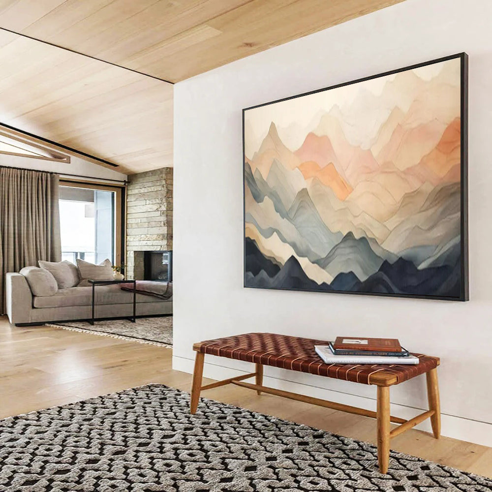 Elegant Large Abstract Wall Decor for Hallway & Bar LargeART1696