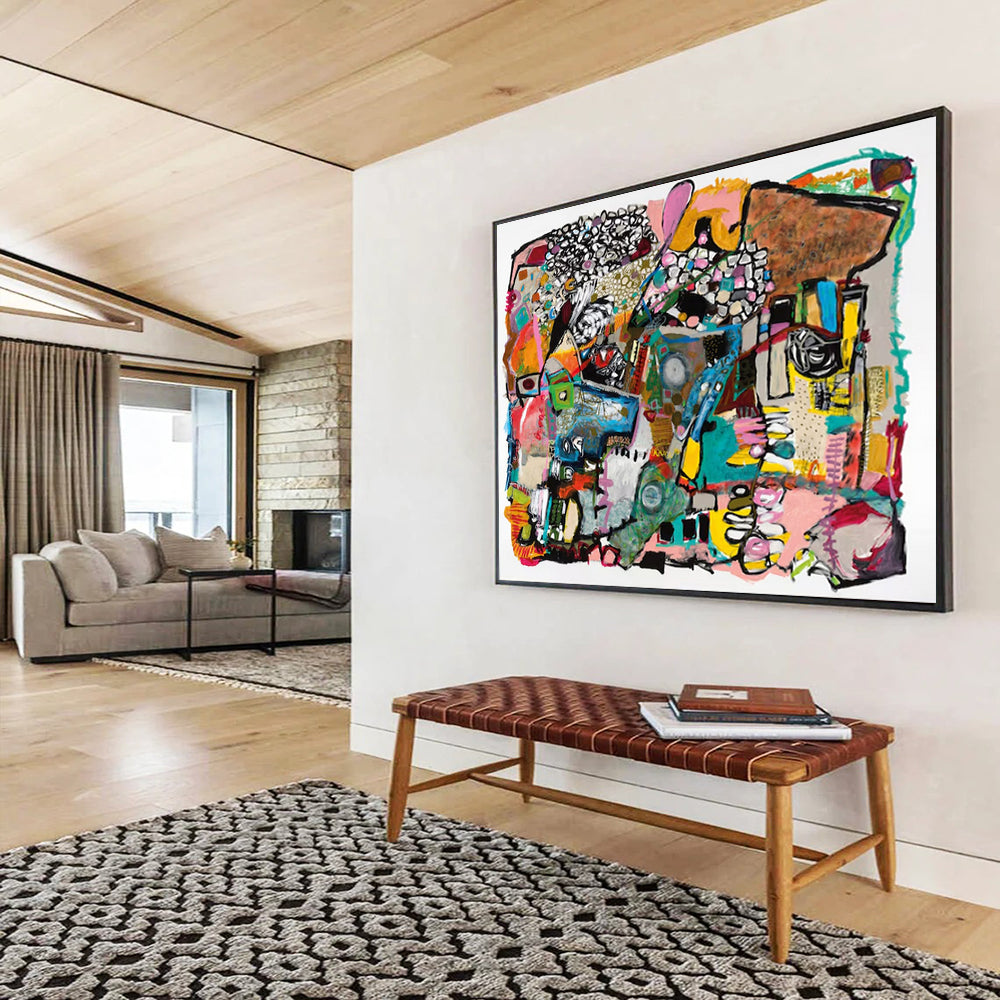 Grandiose Abstract Painting for Hallway & Bar LargeART1656