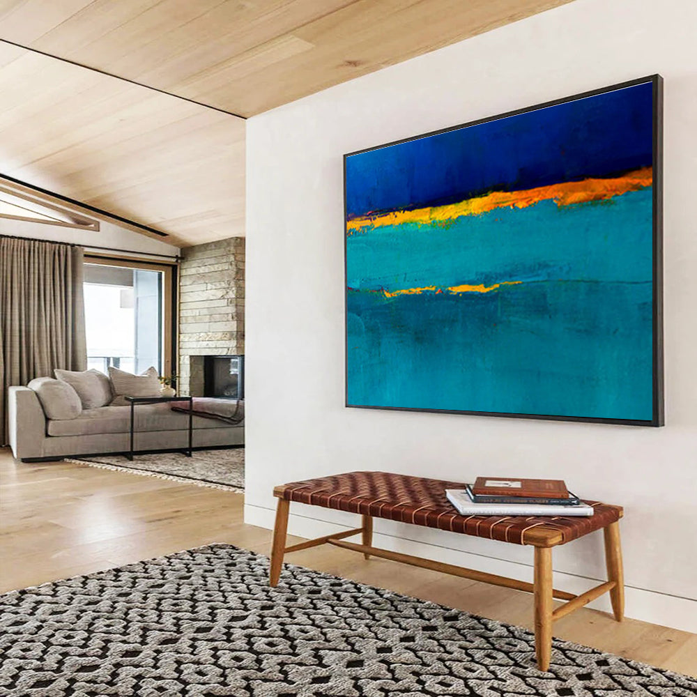 Monumental Abstract Canvas for Office & Dining Area DKH396