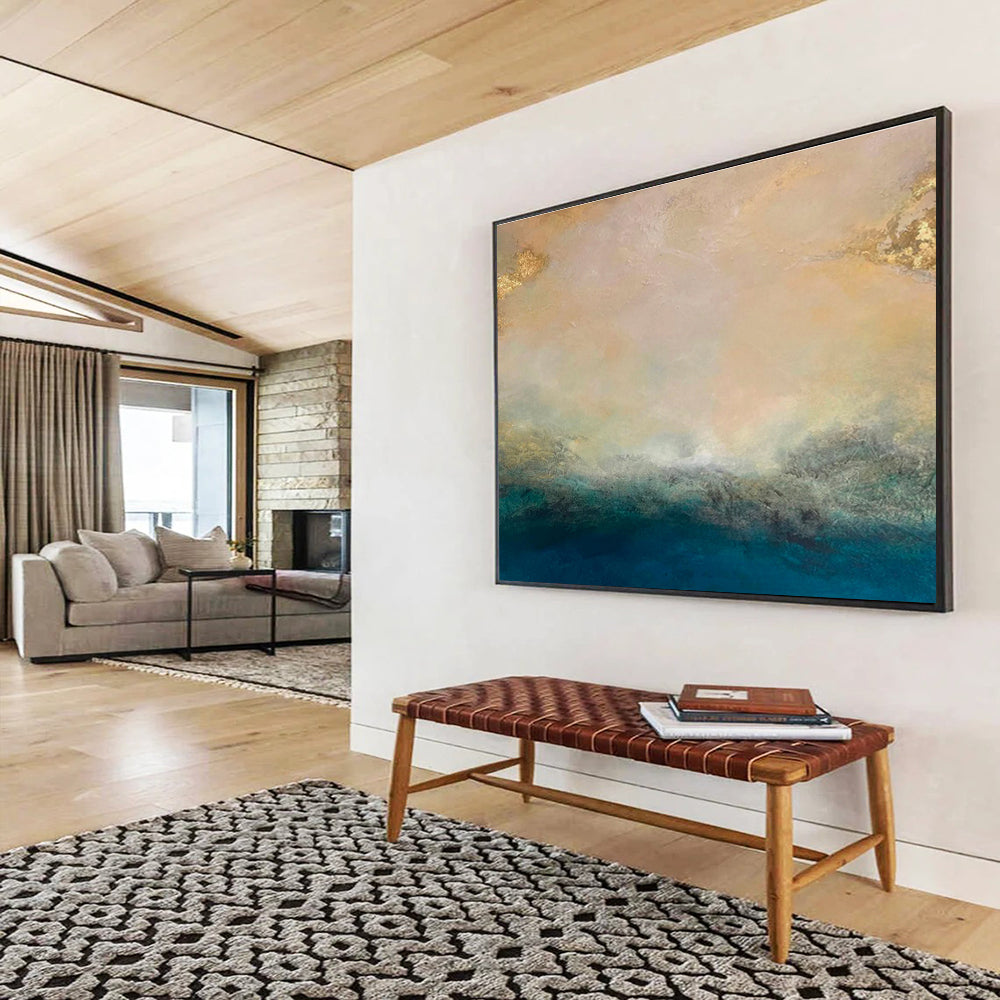 Gigantic Textured Hand - Applied Abstract Wall Mural for Memorable Settings DKH770