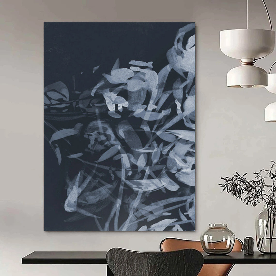 Custom Hand-Painted Abstract Art: Big Sizes & Textured Wonders for Bar & Hotel DTP240
