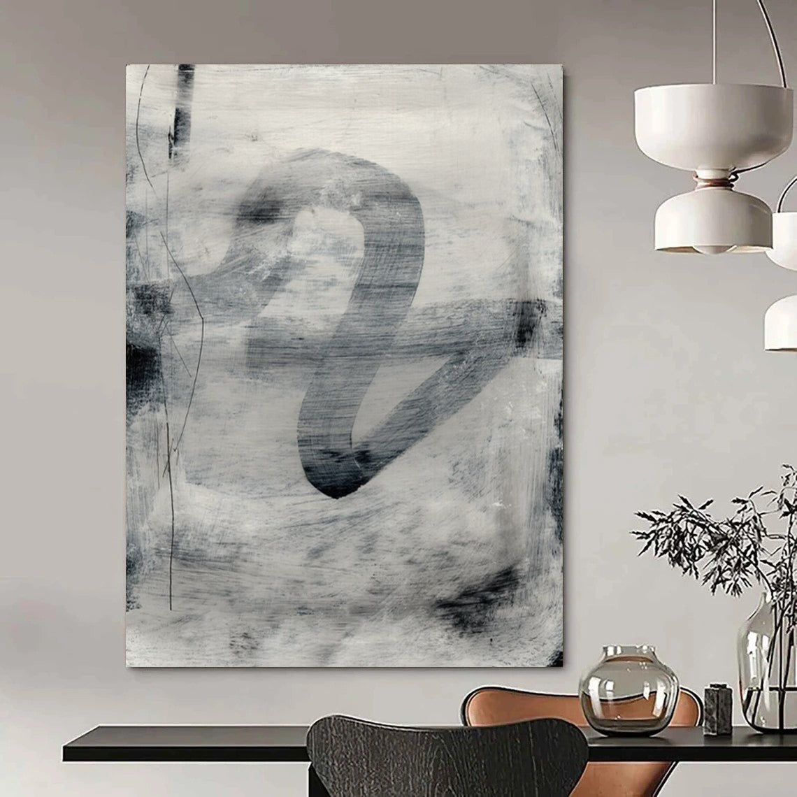 Custom-Made Large Abstract Paintings: Handcrafted, Textured Beauty DTP189