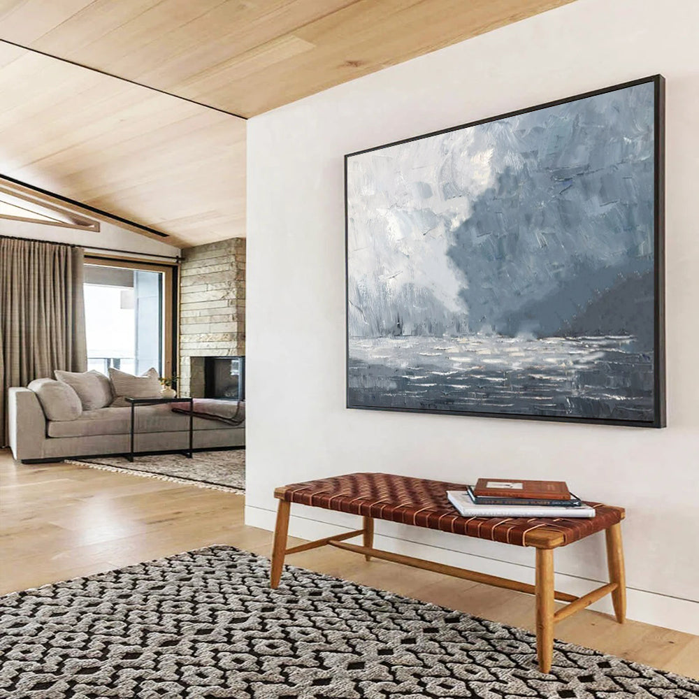 Oversized Abstract Mural for Living Room & Hotel LargeART1550