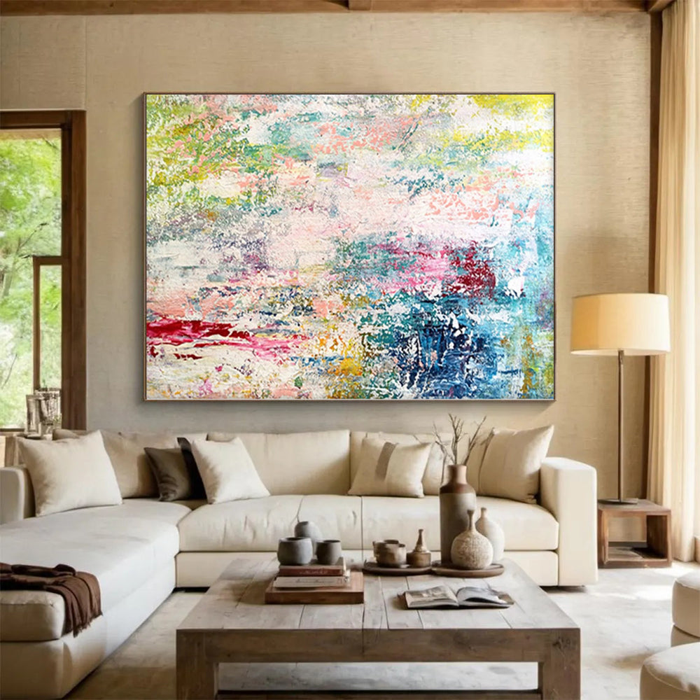 Immense Abstract Cosmic Art - Commissioned Mixed Media for Planetarium Atriums