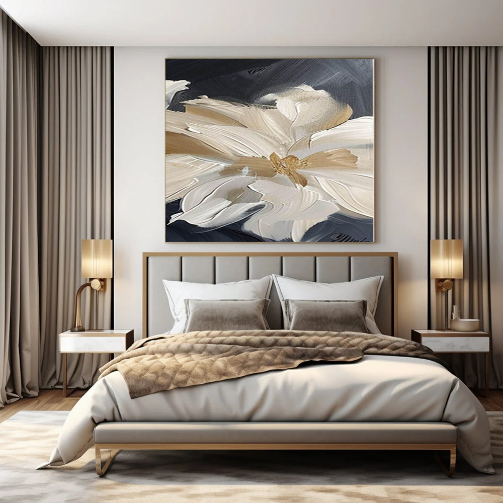 Huge Hand-Painted Contemporary Abstract Painting for Family Home Sunrooms
