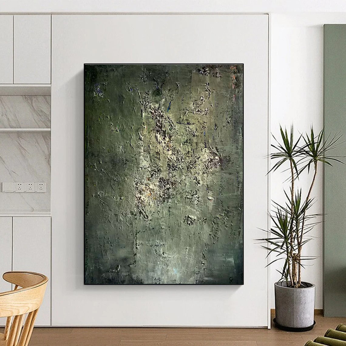 Bespoke Oversized Hand-Painted Abstract Art for Interior Enhancement LargeART0633