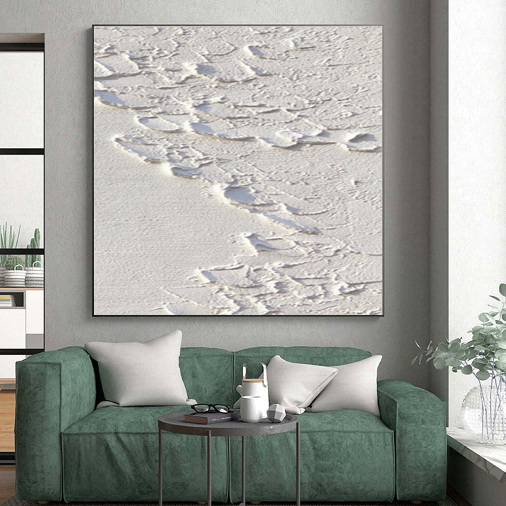Extra-Gigantic Custom Hand-Painted Abstract Wall Art for Laundry Room Utility Wall