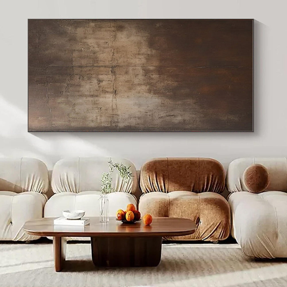 Oversized Custom Hand-Painted Abstract Art for Dining Room and Hallway