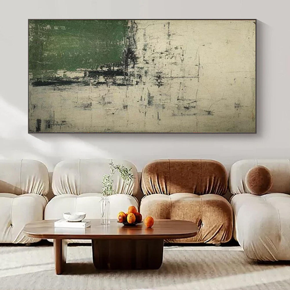Oversized Abstract Wall Art for Home Gym Interiors - Custom Resin on Canvas