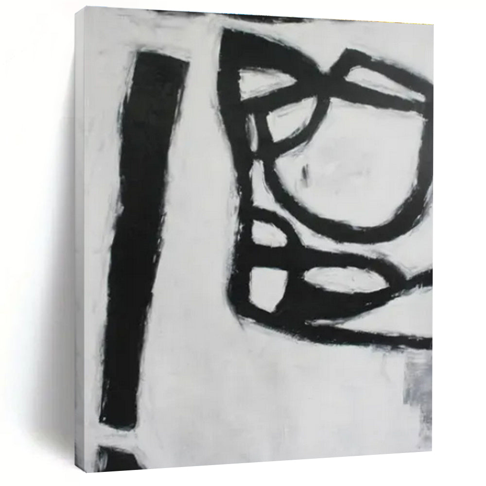 Hand-Painted Bespoke Abstract Canvas for Bedroom & Hotel Guest Rooms