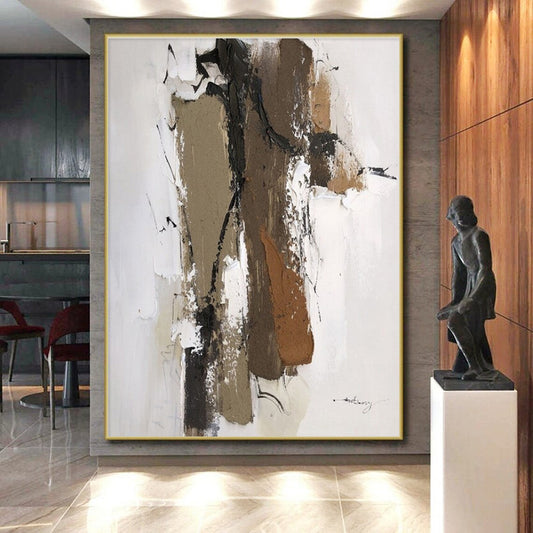 Vast Contemporary Abstract Wall Art for Bathroom Spa-Like Vibe