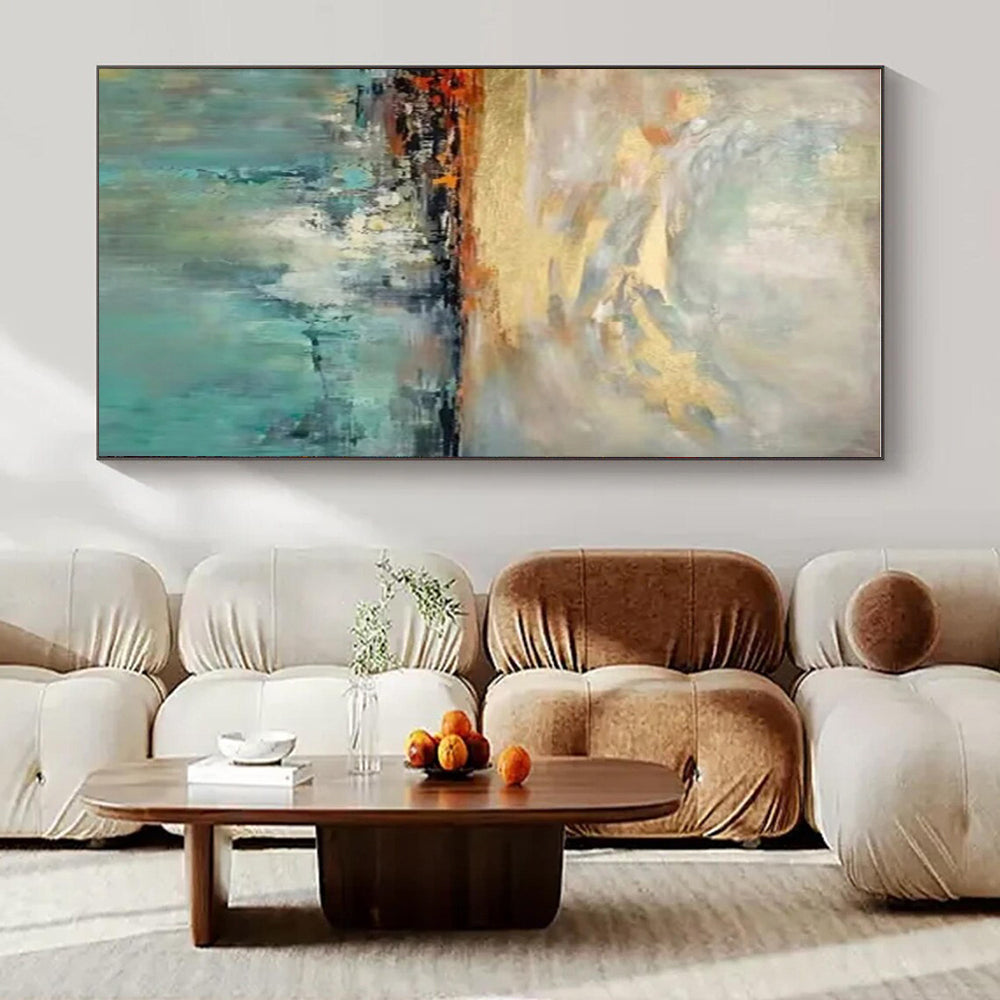 Custom Hand-Painted Abstract Painting for Dining Room & Hotel Wine Cellars