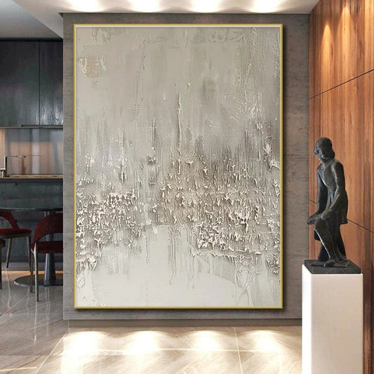 Huge Contemporary Abstract Canvas for Yacht Interior Luxury Design