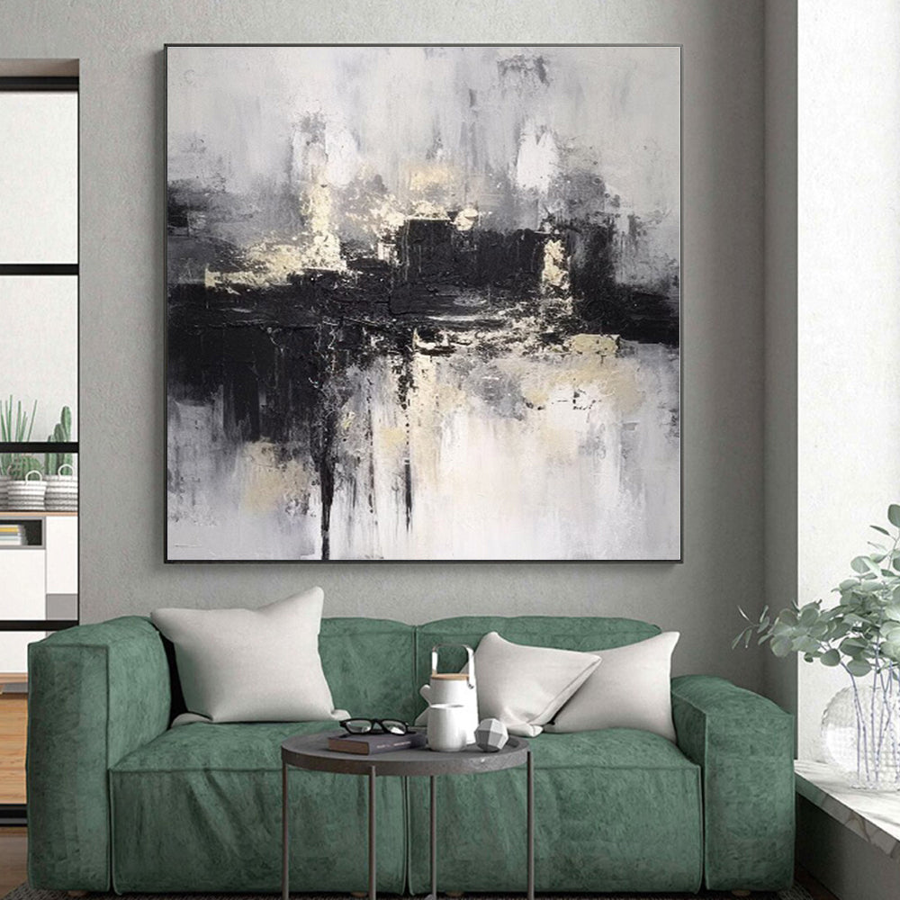 Personalized Whimsical Hand-Painted Abstract Art for Home Office Inspiration Wall