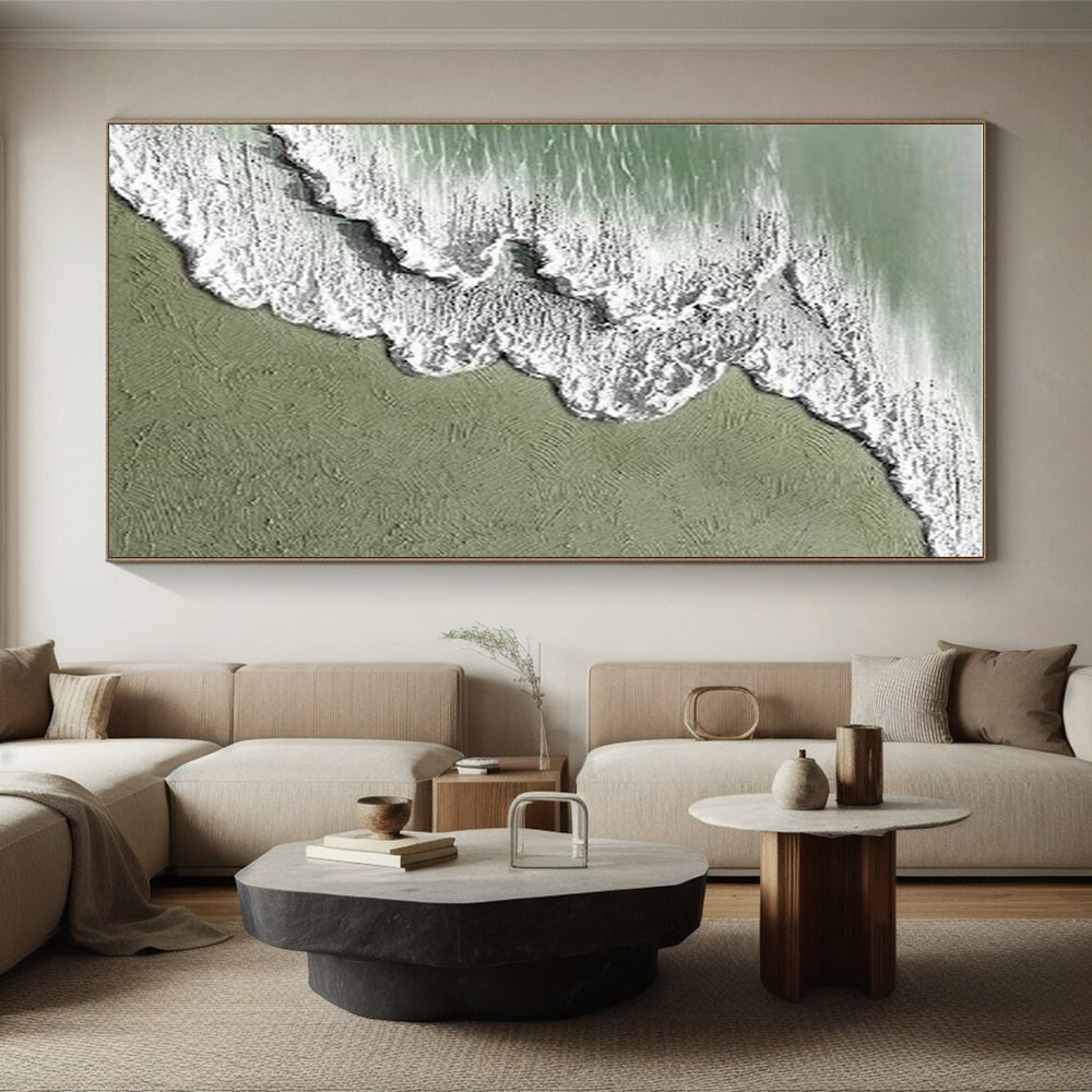 Staggering Hand-Brushed Abstract Painting for Artistic Expression LargeART0639