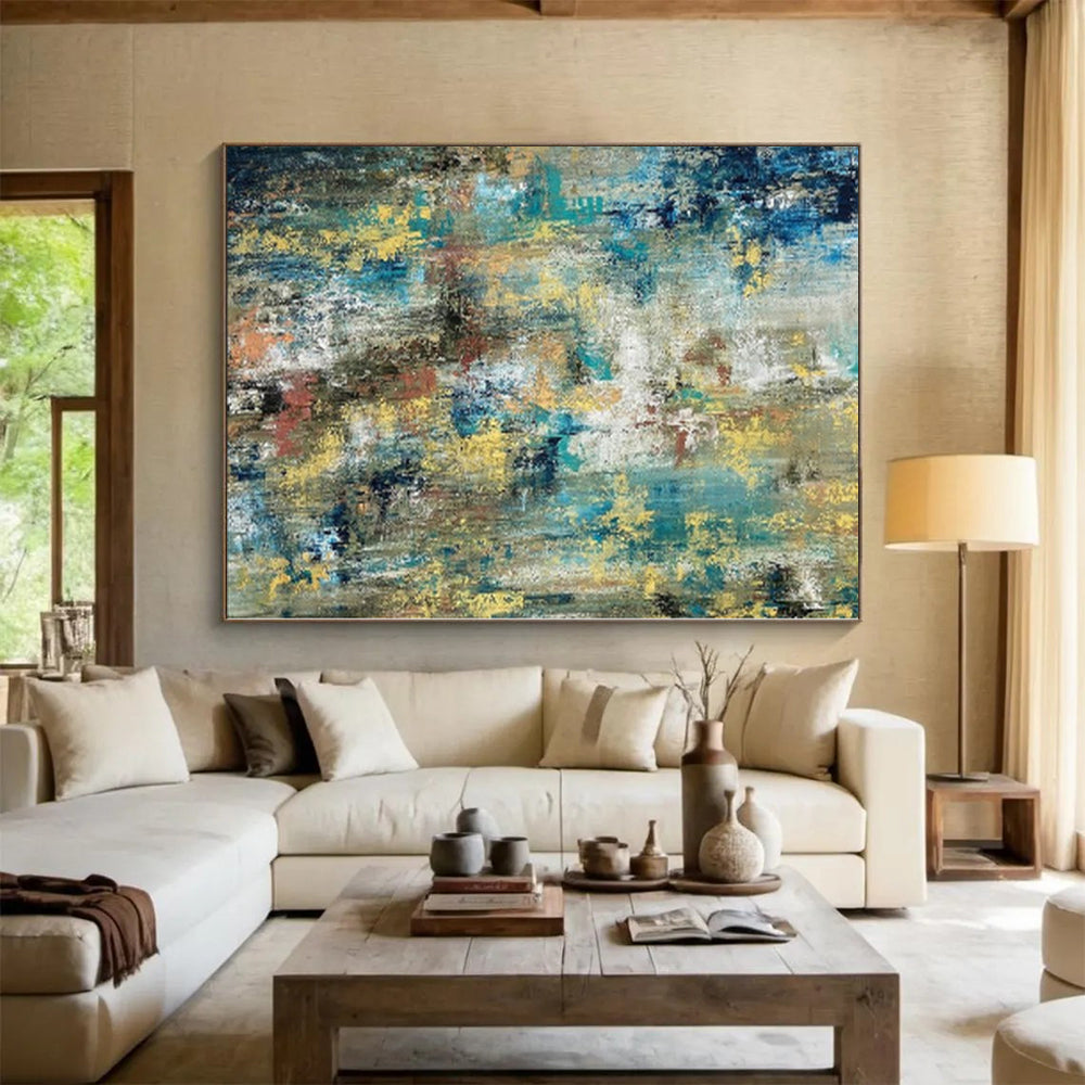 Monumental Abstract Expressionist Art - Commissioned Mixed Media for Art Gallery Exhibitions