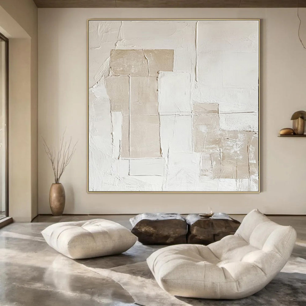 Extra-Vast Hand-Painted Modern Abstract Art for Office Maintenance Rooms