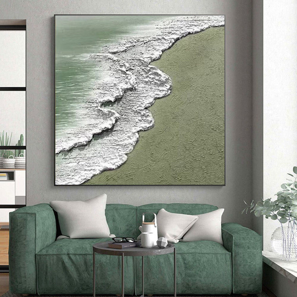 Staggering Hand-Brushed Abstract Painting for Artistic Expression LargeART0639