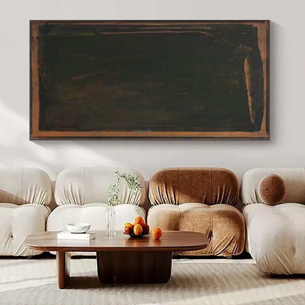 Oversized Custom Abstract Painting for Equestrian Therapy Center Waiting Rooms