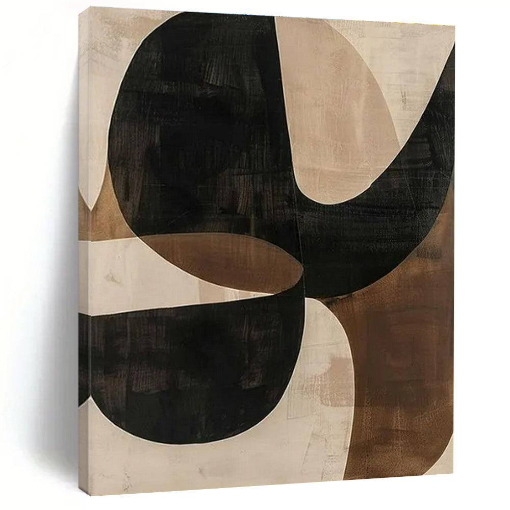 Large-Scale Modern Abstract Canvas for Event Registration Desk Backdrops