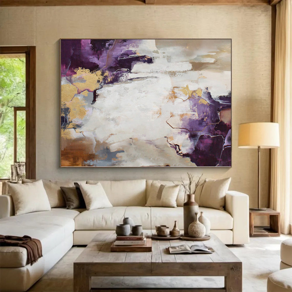 Grand Made-to-Order Abstract Wall Art for Reading Nook Alcoves