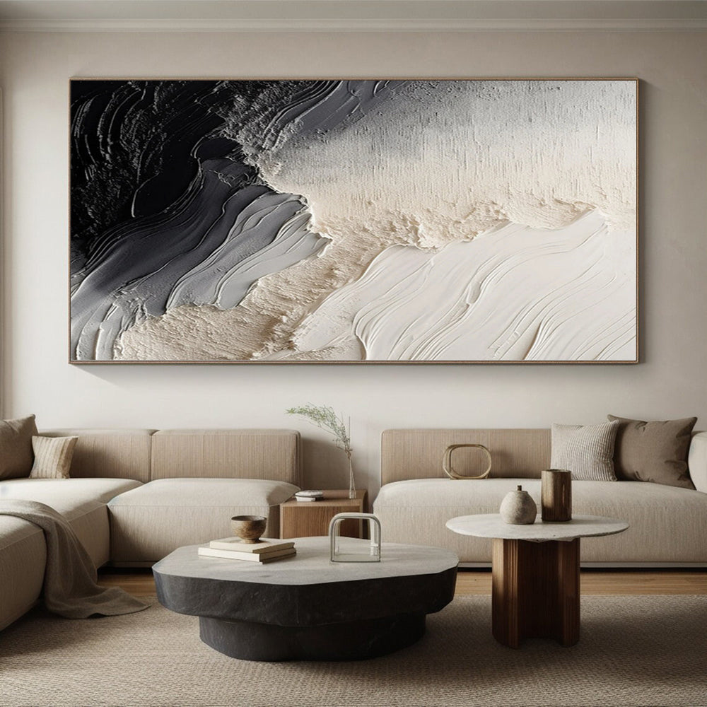 Giant Abstract Frequency Art - Commissioned Resin for Music Conservatory Recital Halls