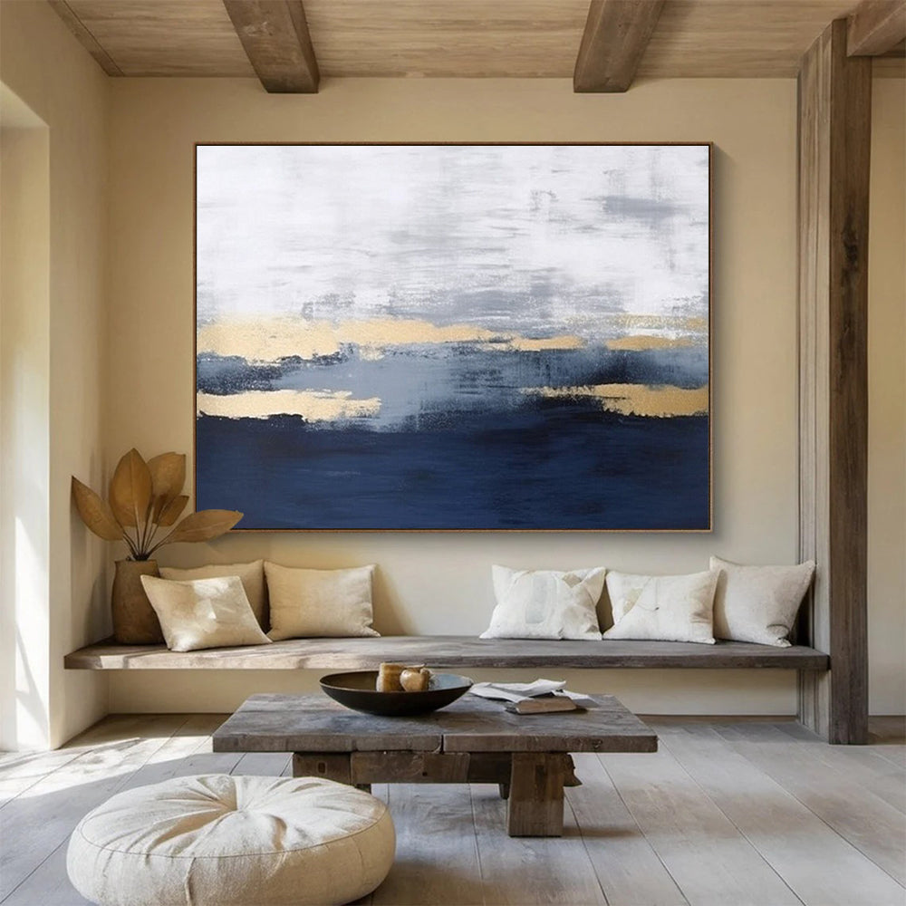 Vast Hand - Painted Textured Abstract Canvas for Lasting Impressions DKH786