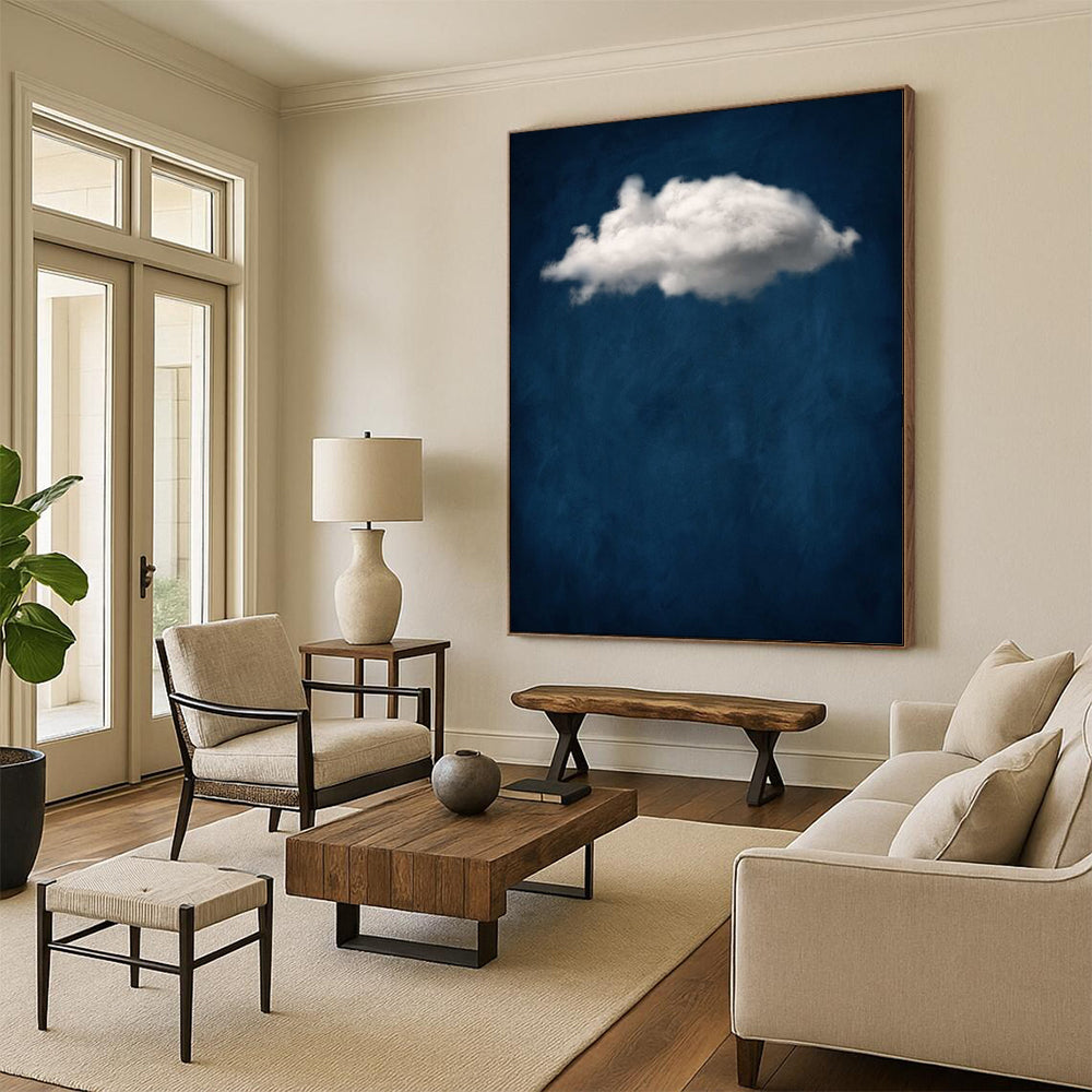 Oversized Hand-Painted Abstract Mural for Office & Hallway LargeART1918
