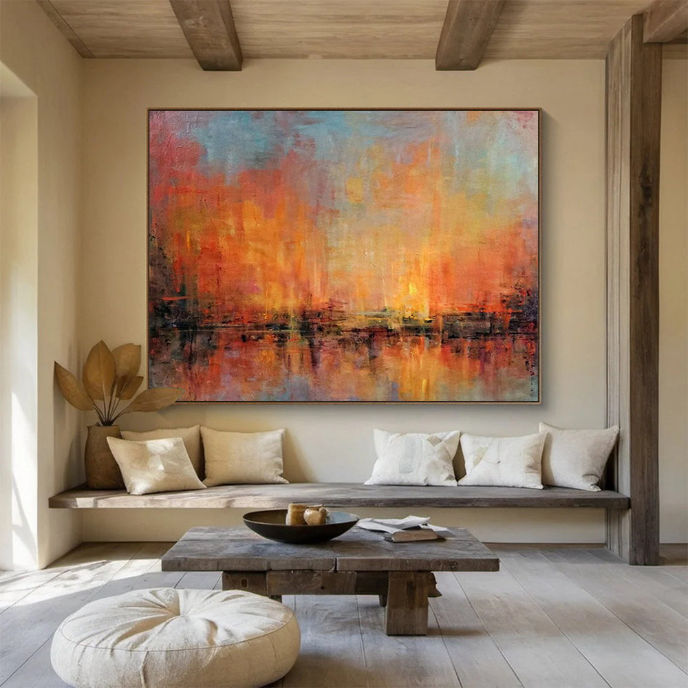 Oversized Abstract Canvas for Living Room & Bar DKH386