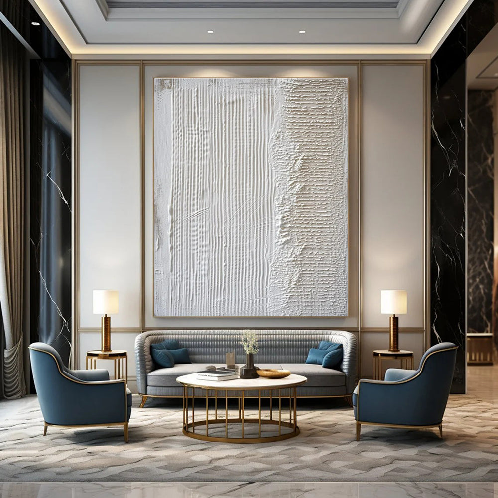Hand-Painted Bespoke Abstract Canvas for Bar & Hotel LargeART1483
