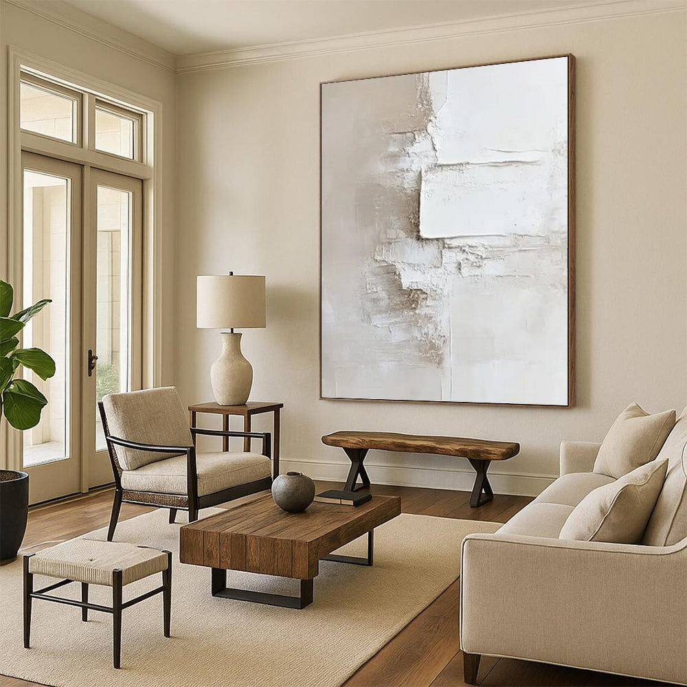 Nordic Textured Abstract Painting for Office & Bedroom DKH0978