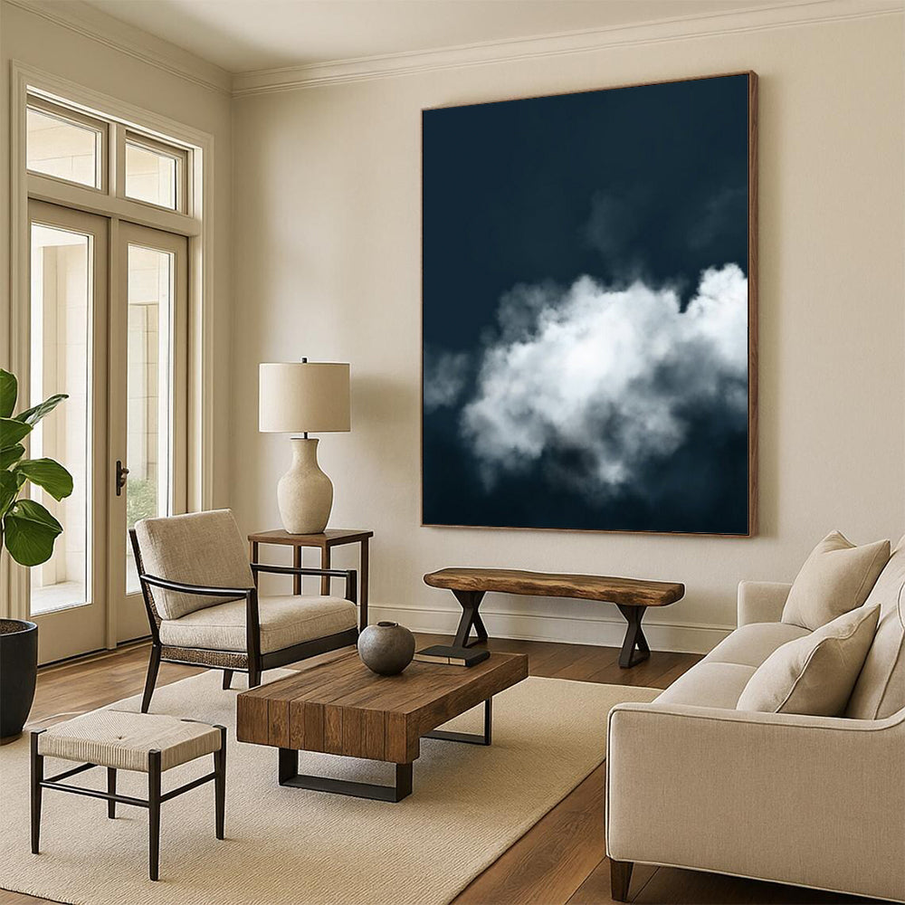Large Custom Abstract Artworks: Handmade Textures for Bedroom & Office DTP233