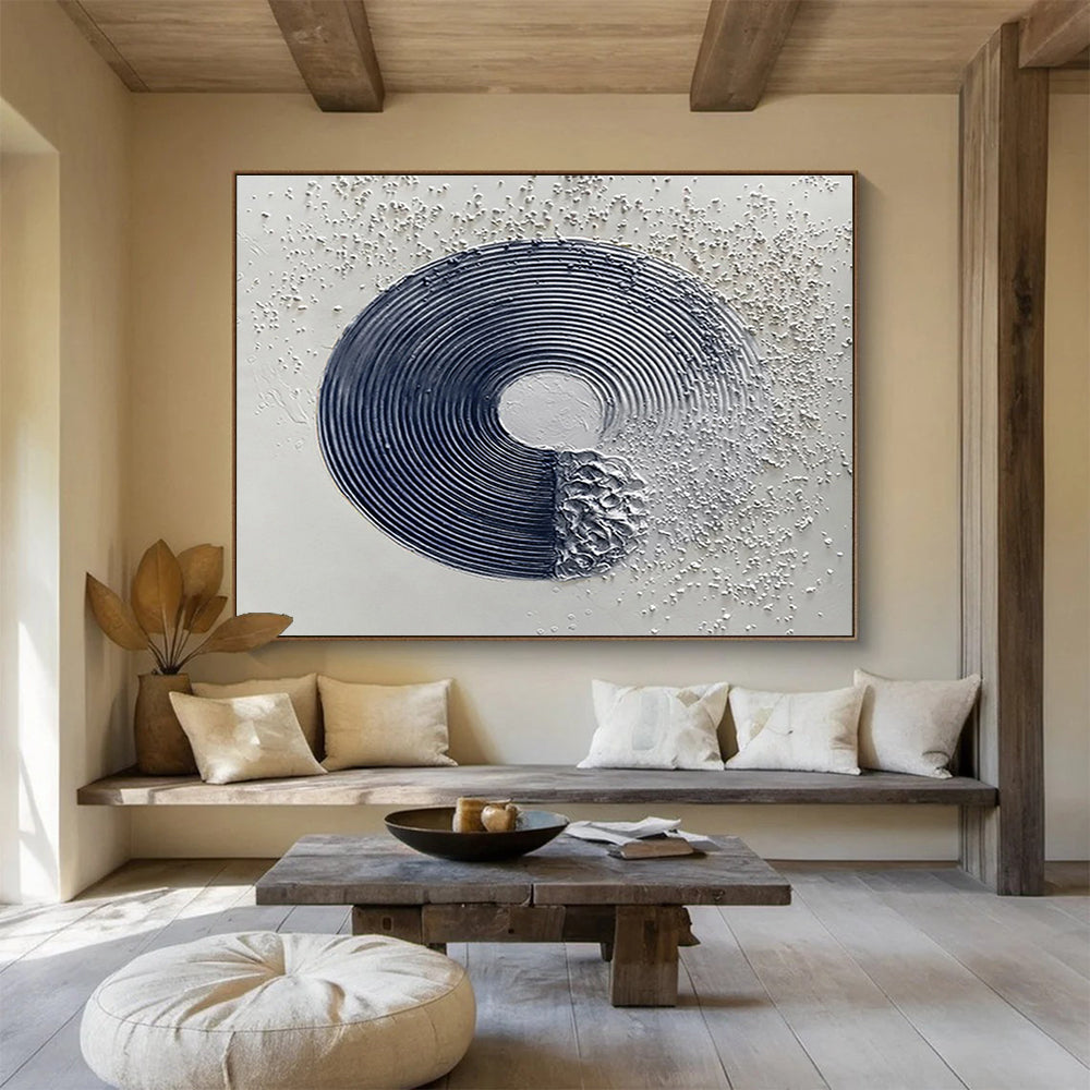 “Symphony of Elements” Large - Format Abstract Canvas for Dining Room & Living Room DKH211