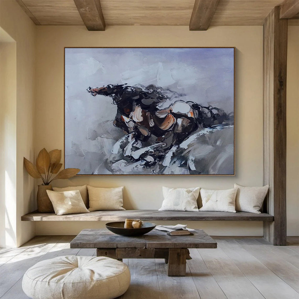 “Graceful Impressions” Colossal Abstract Painting for Office & Hallway DKH306